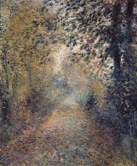 Pierre Auguste Renoir In the Woods oil painting image